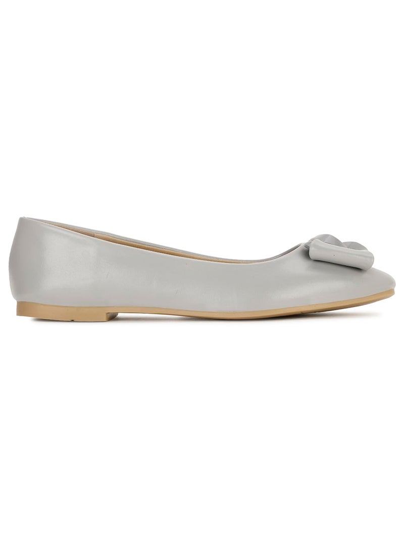 Bata Zola Ballerina E 24 Women's Grey Ballerina - 5 UK (5512099) - Image 2