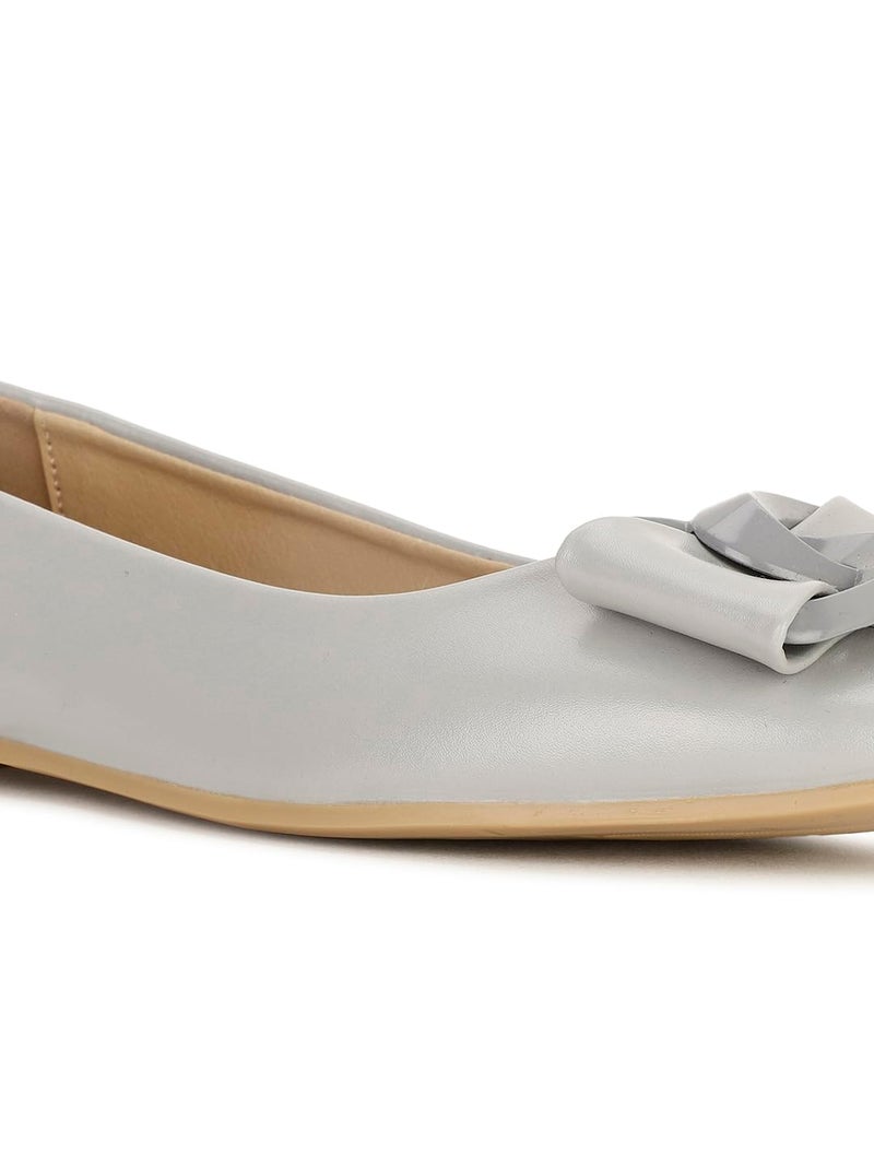 Bata Zola Ballerina E 24 Women's Grey Ballerina - 5 UK (5512099) - Image 5