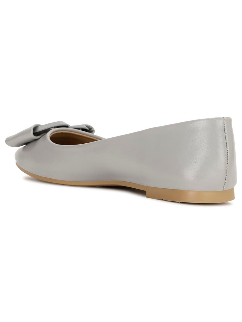 Bata Zola Ballerina E 24 Women's Grey Ballerina - 5 UK (5512099) - Image 3
