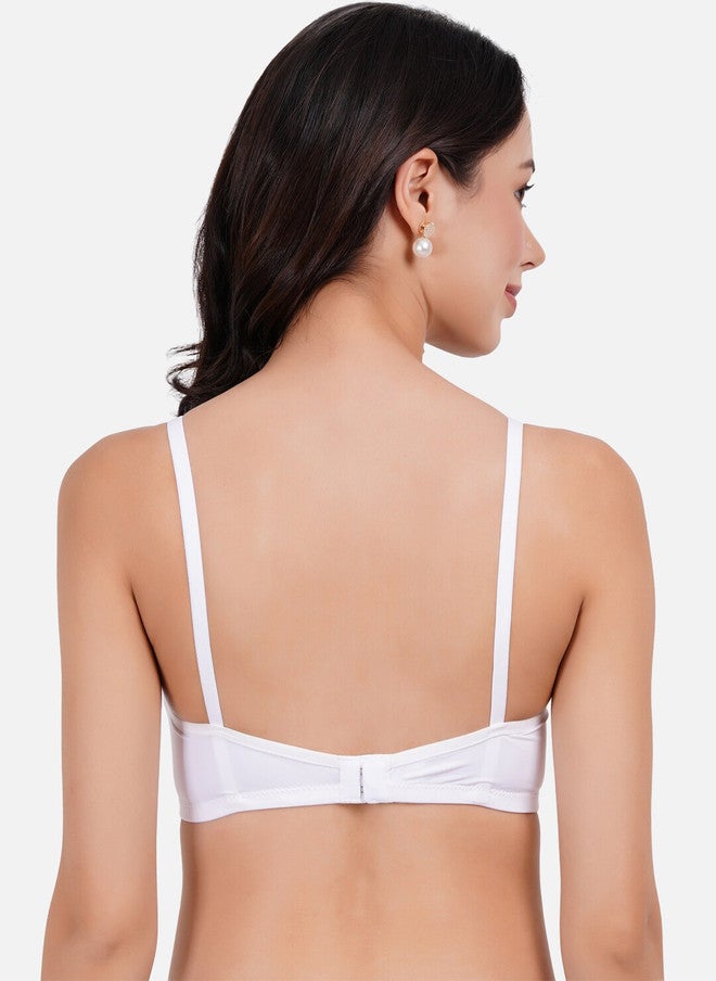 FIMS Pack Of 3 Full Coverage Lightly Padded Everyday Bra - All Day Comfort - Image 5
