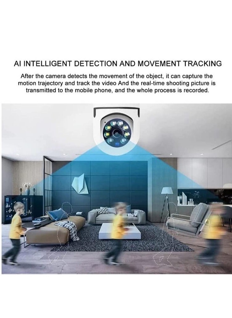 ELTRAZONE 2Pcs Light Bulb Security Camera 2.4GHz & 5G WiFi Outdoor, 1080P E27 Light Socket Security Camera, Indoor 360° Home Security Cameras, Full Color Day and Night, Smart Motion Detection  - Image 3