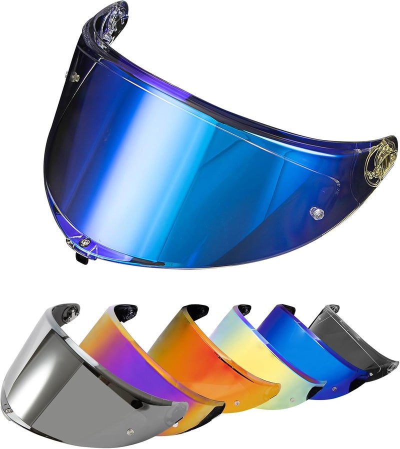 PSLER K6 K6s Helmet Visor - Transparent Blue - Image 1