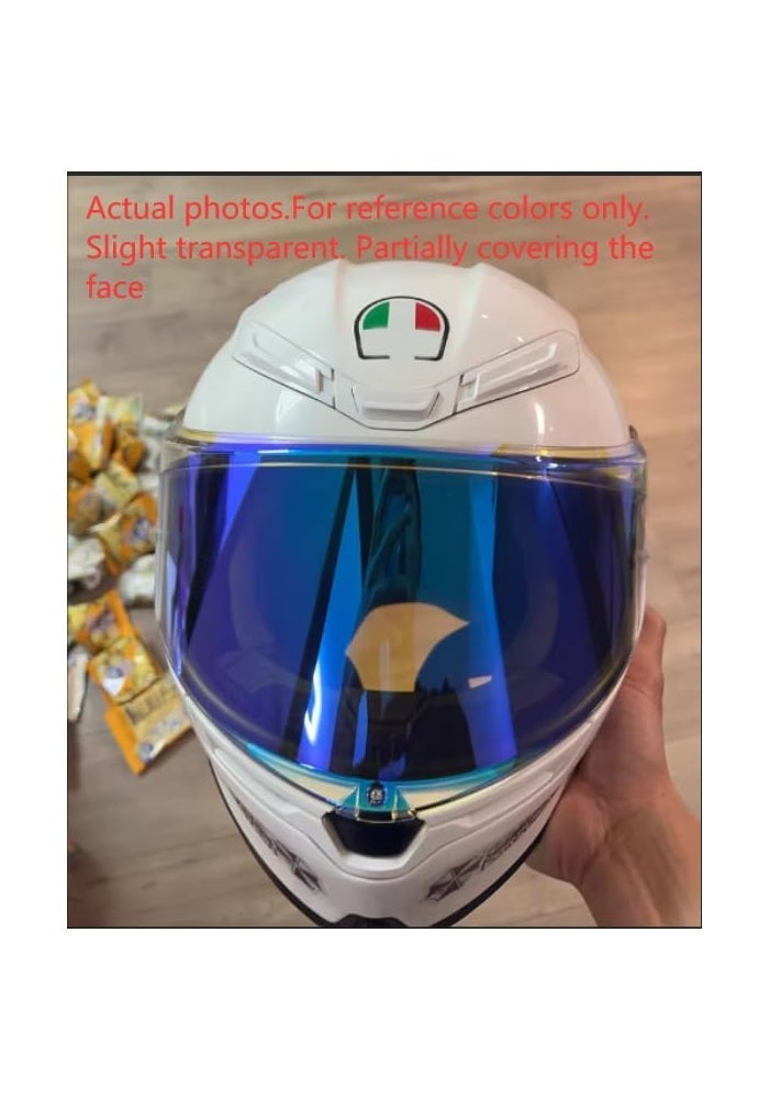 PSLER K6 K6s Helmet Visor - Transparent Blue - Image 4