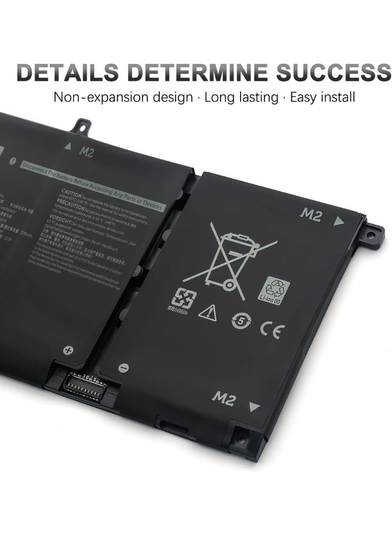 Terabyte بطارية لابتوب بديلة JK6Y6 متوافقة مع ديل لاتيتيود 3410 3510 فوسرو 5300 5401 5501 إنسبيرون 5300 5401 5408 5501 5508 5400 7405 7300 7500 2 في 1 فضي C5KGسيريس 6 CF5RH H5CKD 11.25V 40Wh 3 خلايا - Image 4