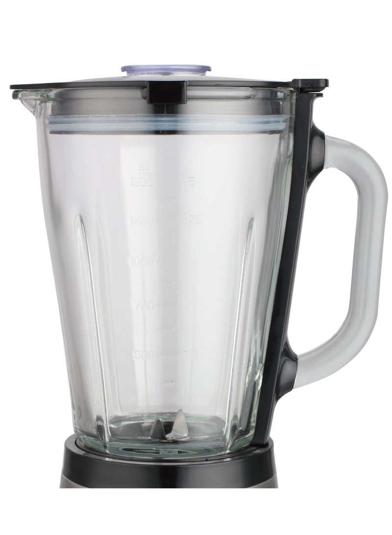 دوتس خلاط 500 واط مع مطحنة، 1.5 لتر، سرعتان مع النبض، فضي - FBB1025SG - Image 4