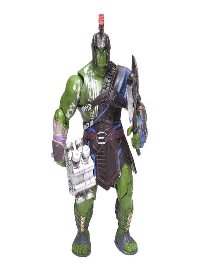 ONE POINT COLLECTIONS Gladiator Warrior Action Figure Toy with Weapons & Helmet - Detailed PVC Superhero Collectible Character Model for Kids, Gamers, Anime Fans & Display Collection Hulk Buster - Image 5