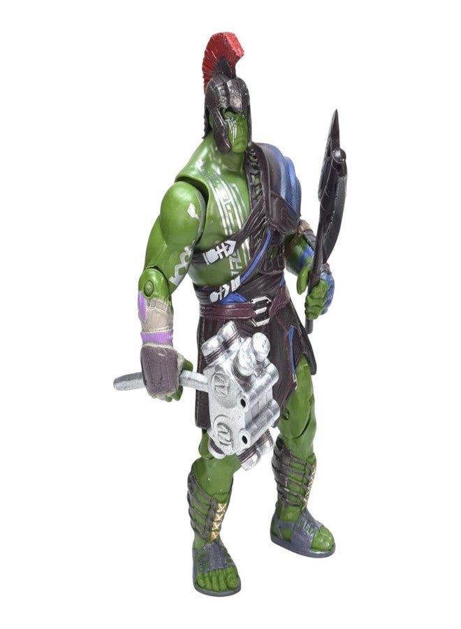 ONE POINT COLLECTIONS Gladiator Warrior Action Figure Toy with Weapons & Helmet - Detailed PVC Superhero Collectible Character Model for Kids, Gamers, Anime Fans & Display Collection Hulk Buster - Image 4