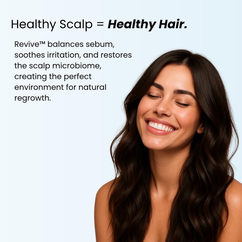 Growplex Revive Hair Strengthening Shampoo â€“ With Biotin, Caffeine, Rosemary & Niacinamide â€“ Supports Thicker, Fuller-Looking Hair â€“ Sulfate-Free â€“ 250ml - Image 4