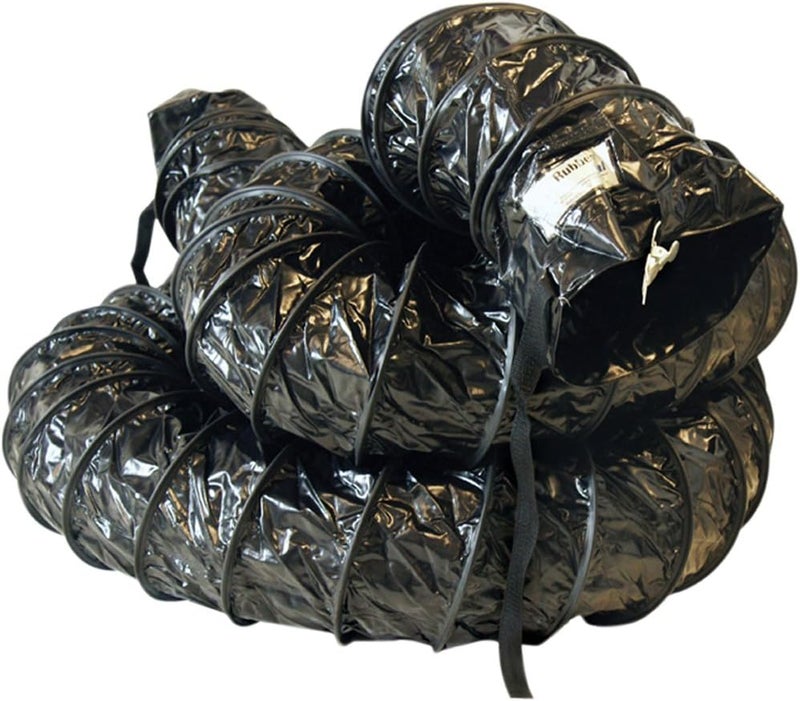 Rubber-Cal "Air Ventilator Black" Ventilation Duct Hose (Fully Stretched) - 8-Inch by 25-Feet - Image 4