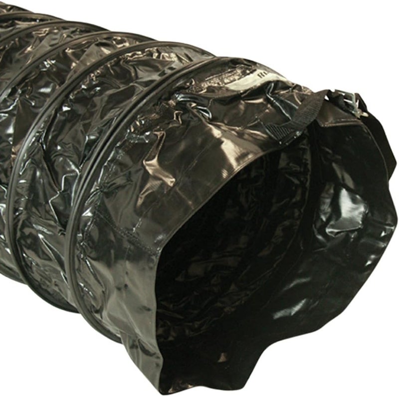 Rubber-Cal "Air Ventilator Black" Ventilation Duct Hose (Fully Stretched) - 8-Inch by 25-Feet - Image 2