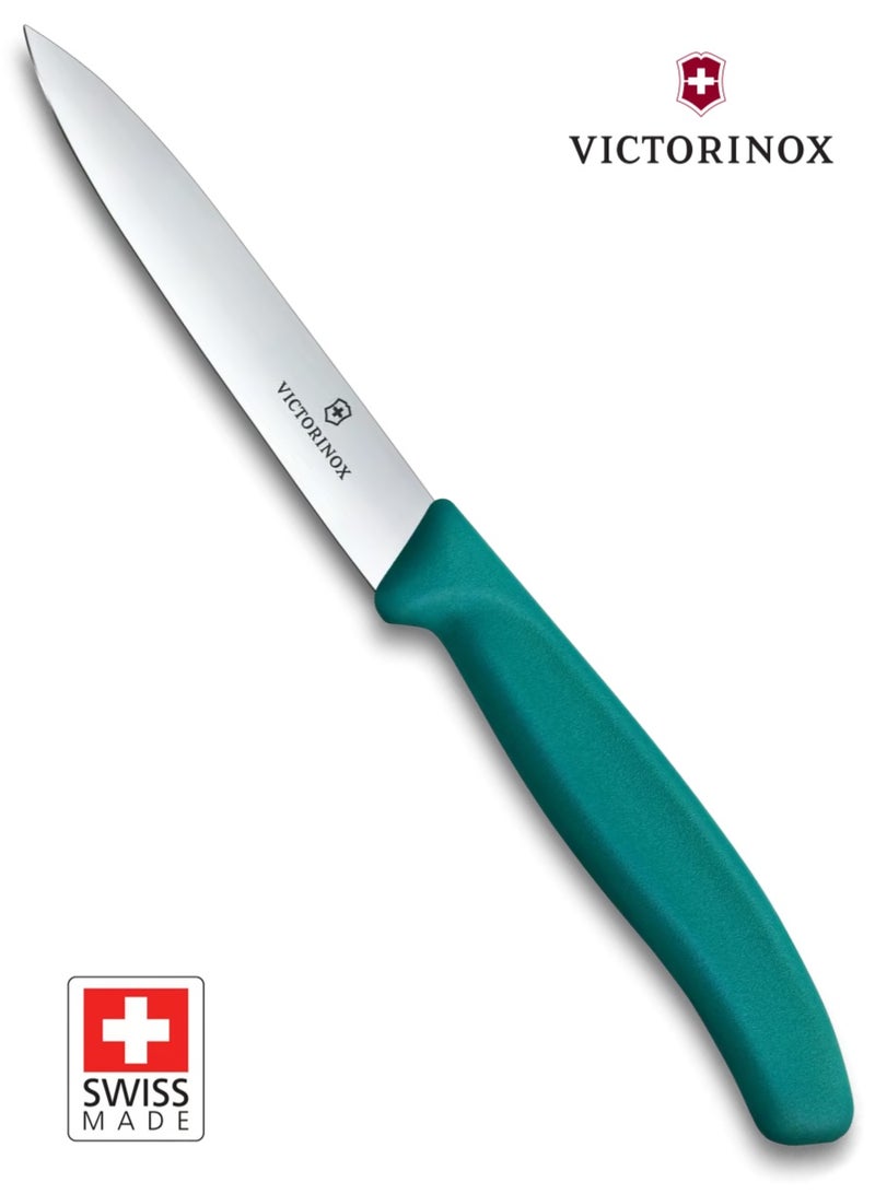 Victorinox Swiss Classic Paring Knife 10 cm, Straight Edge, Green