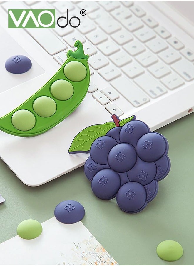 VAOdo - 3PCS Refrigerator Magnets Creative And Powerful Cute Cartoon Decorations Magnetic Refrigerator Magnets Detachable Magnetic Buckles Suitable For Kitchen Office Whiteboard - Image 1