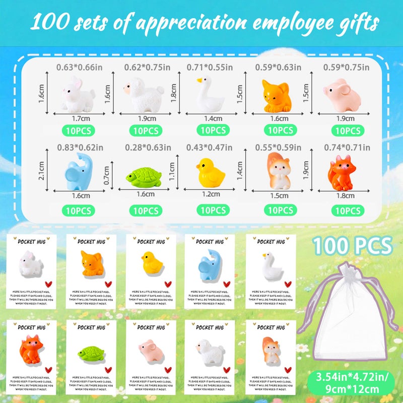 Ristpal 90 Sets Pocket Hug Token Bulk Ocean Animal Encouragement Gifts Thank You Gifts Bulk with Pocket Hug Cards for Friends Family Coworkers Loved Ones Nurses Party Favors - Image 2