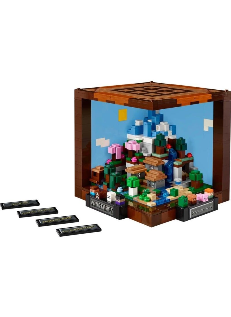 LEGO LEGO Minecraft The Crafting Table Building Toy Set 21265  - Image 2