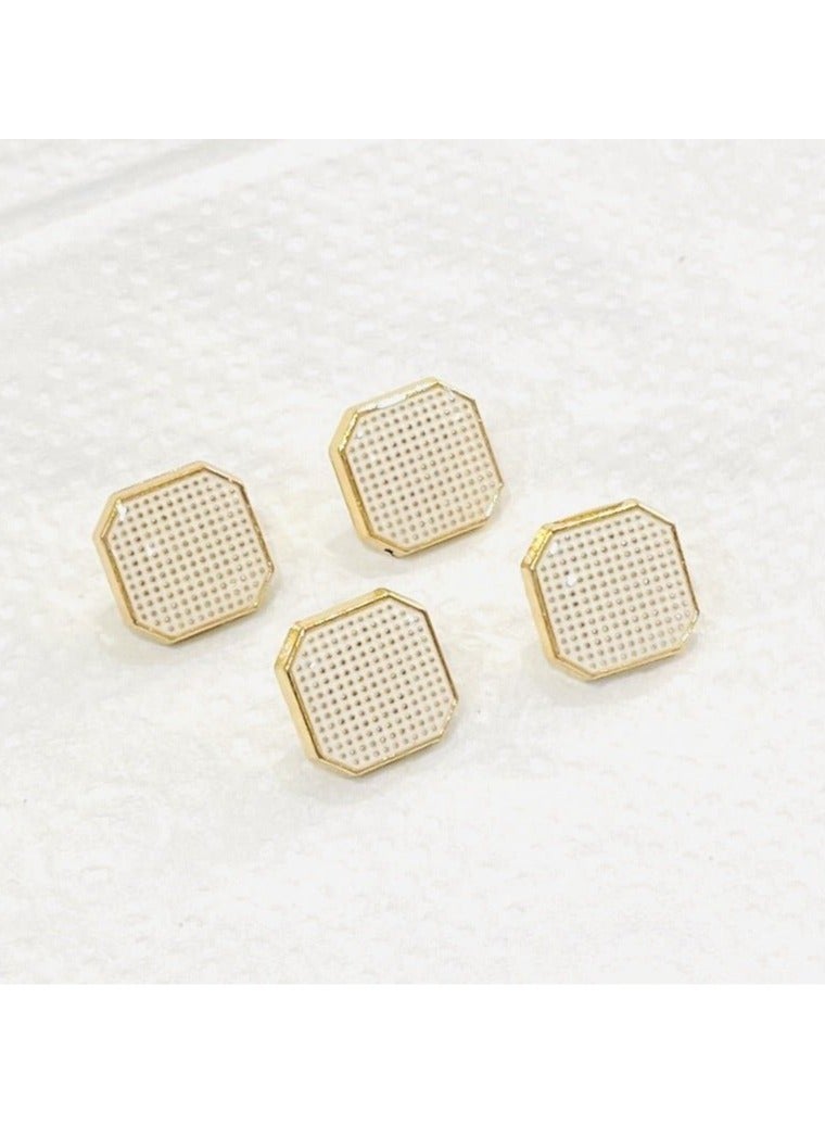 Abrar 8 Set Metal Snap Buttons For Men Saudi Thobe Size 12mm - Image 1