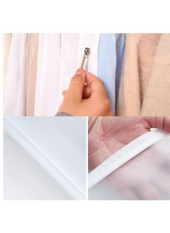 XiuWoo Waterproof Dustproof Foldable Large Capacity Clothes Rail Cover, Garment Rack Cover, Cloth Cover, Clothes Rack Cover, Clothes Protector, Clothes Garment Rail Cover, Garment Hanging Coat with Zipper  - Image 3