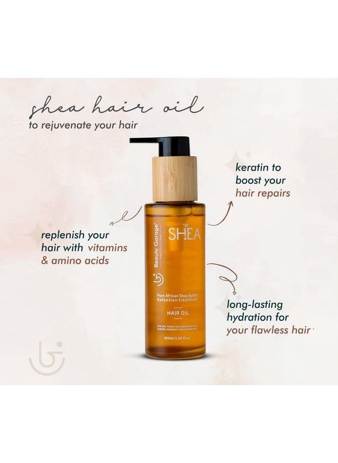 Beauty Garage - Pure African Shea Retention Treatment Hair Oil 100Ml - Image 1