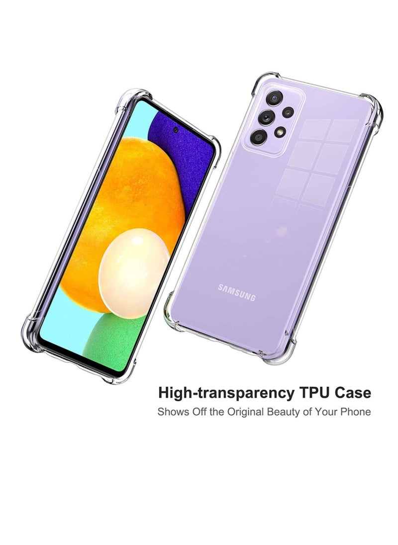 Samsung Galaxy A33 5G Case Cover Protective Shock Absorption Bumper soft Transparent Case (Clear) - Image 3