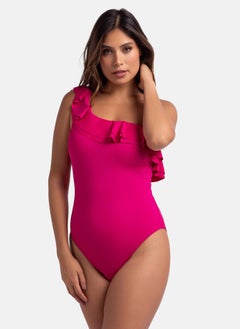 Dorina Ruffle One Shouldr One Piece  - Image 1
