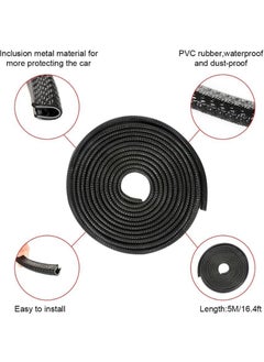 Point Marketing Auto Door Weatherscratch Anti-Scratch Door Protection Wick 5 Meters Black  - Image 3