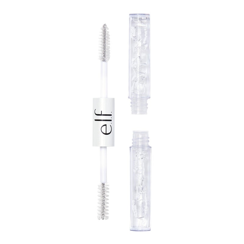 elf Clear Brow  Lash Mascara DualSided Brushable Clear Gel For Groomed Brows  Eyelashes LongWear Conditioning Formula Vegan  CrueltyFree