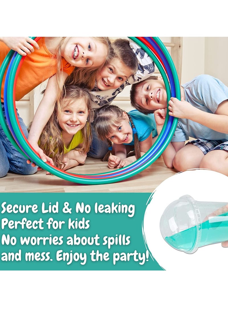 100 Sets 16 oz Clear Plastic Cups with Dome Lids Disposable Plastic Cups for To Go Iced Coffee Cold Drinks Smoothies Milkshakes Iced Tea and Sodas. - Image 3