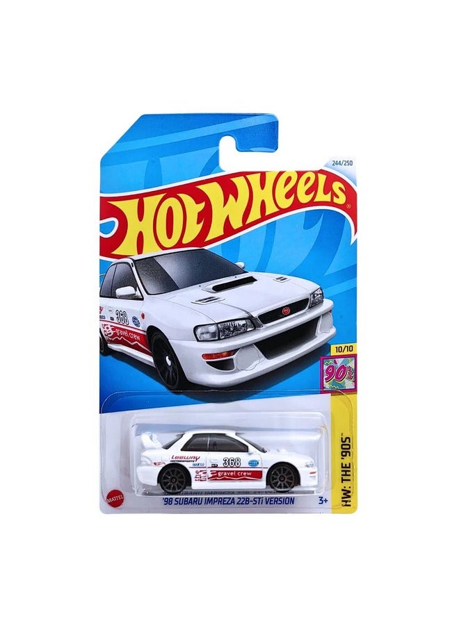 Hot Wheels 1:64 Scale 98 Subaru Impreza 22B Sti Version HW The 90S for Ages 3 and Up by Small CLAP (White) - pzsku/ZB91B01A5D9E3F25DD423Z/45/_/1740119205/05e4c9de-c2a6-4778-9b46-b8cca7e93d51