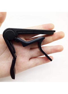 Guitar Picks Guitar Capo Acoustic Guitar Accessories Trigger Capo Key Clamp Black With 6 Pcs Guitar Picks  - Image 5