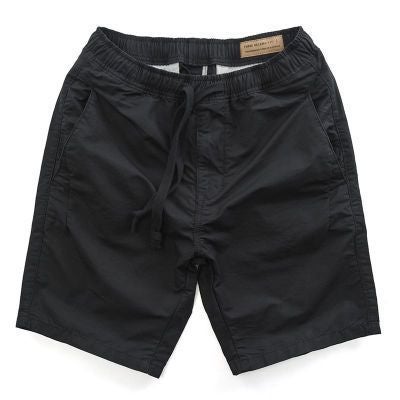 2022 site auto repair workers work to work to wear work shorts mens strong wear-resistant loose pants a generation of hair Black - Image 1