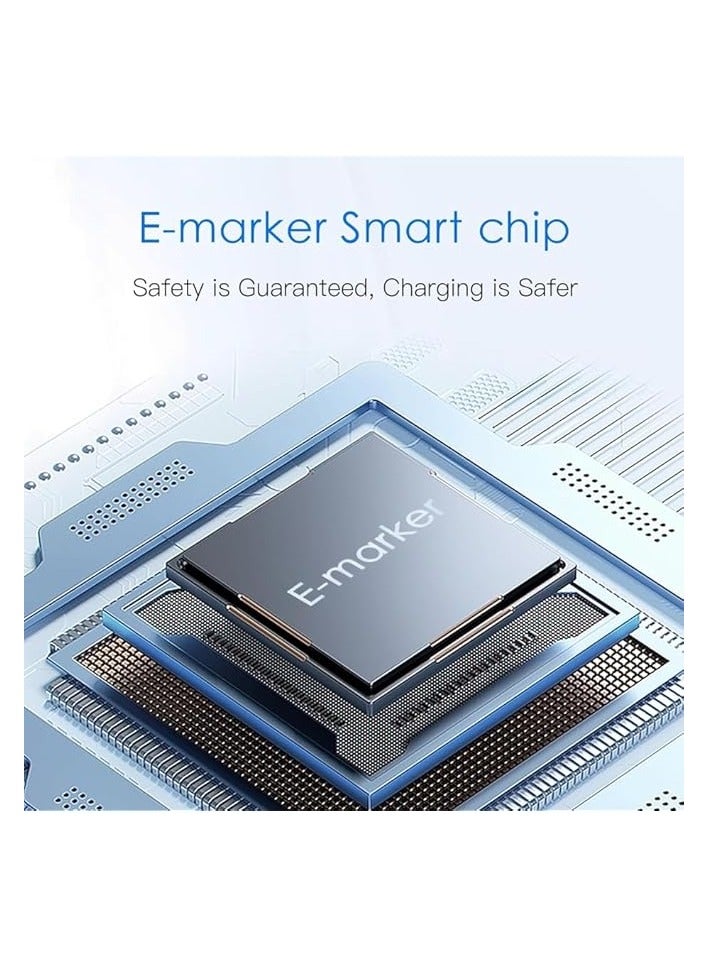 Mowsil USB C Cable 2Mtr, Nylon-Braided USB-C to USB-C 2.0 Cable (C to C) Compatible for iPhone 15/15 Plus/15 Pro/15 Pro Max, iPad Pro/Air/mini 6, MacBook Pro/Air, Galaxy S23, Huawei P60, Xiaomi, - Image 4