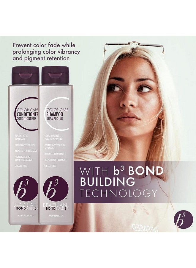 B3 BRAZILIAN BONDBUILDER Shampooconditionerionic Color Lock Trio Pack - Image 3