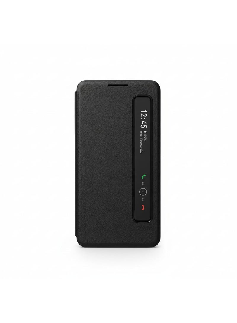 جراب جلدي قلّاب ذكي مع نافذة جانبية لهاتف Samsung Galaxy S25 5G - Image 1