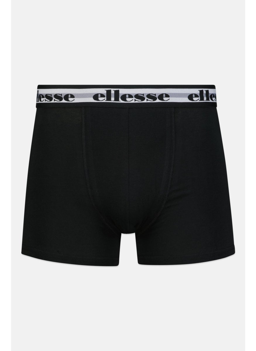 Ellesse Men 3 Piece Brand Logo Trunks, Multicolor  - Image 5