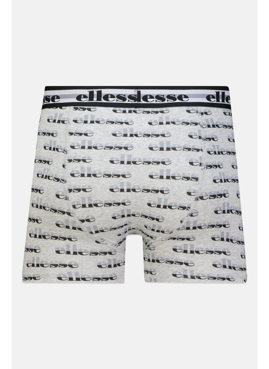 Ellesse Men 3 Piece Brand Logo Trunks, Multicolor  - Image 2