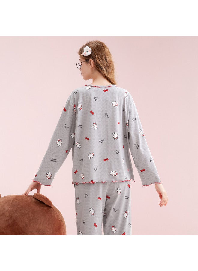 Fenton authentic Brown Bear Ip Playful Pajama Set For Women, Homewear, Girls & Students - Image 3