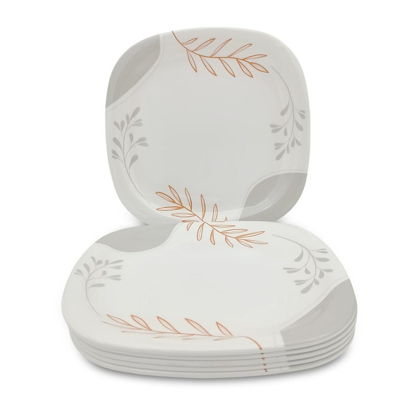 Superware | Pure Melamine | Small Plate Set – Meli 7.5” (6 nos.) | Stain Free, Glazed Finish - Image 2