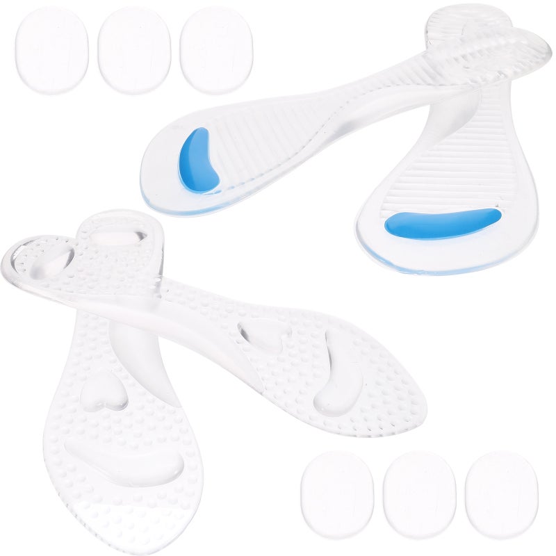 10pcs Gel Shoe Inserts Heel Liner Gel Heel Cushion Inserts Replaceable Heel Pads for Shoes - Image 5