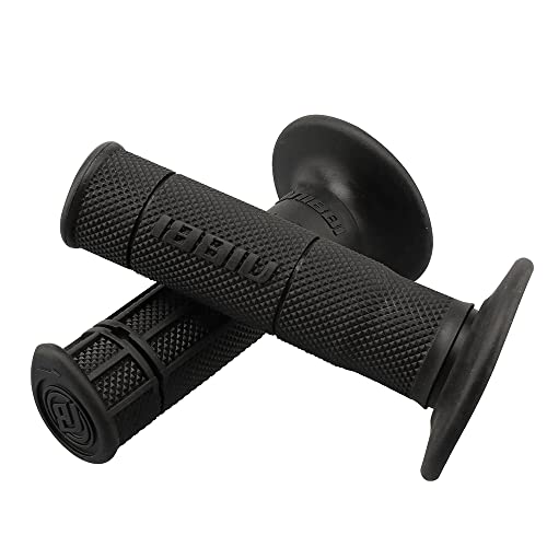 NIBBI Motorcycle Hand Grips 78 22mm 24mm Dirt Bike GripsUniversal Motorcycle Handlebar GripsATV Twist ThrottleNonSlip Rubber Racing Grip for MotocrossBlack - Image 1