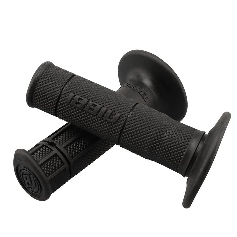 NIBBI Motorcycle Hand Grips 78 22mm 24mm Dirt Bike GripsUniversal Motorcycle Handlebar GripsATV Twist ThrottleNonSlip Rubber Racing Grip for MotocrossBlack - Image 3