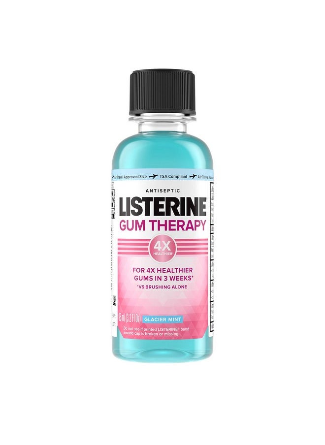 Listerine - Gum Therapy Antiplaque & Antigingivitis Mouthwash Antiseptic Oral Rinse Helps Reverse Signs Of Early Gingivitis Ada Accepted Tsacompliant Travelsize Glacier Mint 95 Ml (Pack Of 6) - Image 1