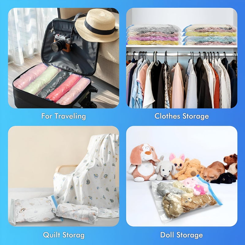 Travel Storage Bags - Vacuum Seal Bags for Clothes and Bedding, Keep Your Luggage Organized and Compact, Reusable, 60 x 40 cm (1 pcs) - Image 5