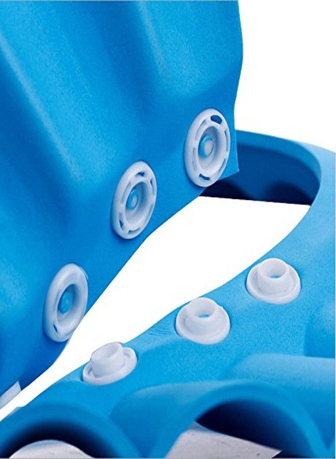 Futaba Adjustable Baby Bath Shower Cap With Ear Shield - Blue - Image 3