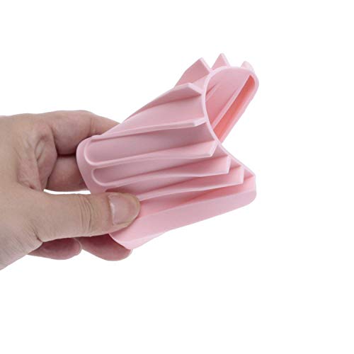 Baskety Silicone Soap Holder, Soap Dish Stand Saver Tray Case for Shower, Silicone Dishes for Bathroom Kitchen Counter Sink for Bar Soap Sponge, Keep Soap Bars Dry and Clean. Pack of 3. (Pink) - Image 5