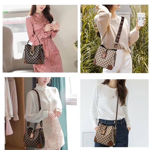 PHEVOS Women Purse and Handbags Tote Bags Fashion Ladies Satchel Shoulder Bag Top Handle Hobo Purse (coffee) - Image 2