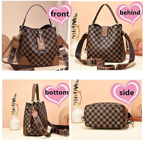 PHEVOS Women Purse and Handbags Tote Bags Fashion Ladies Satchel Shoulder Bag Top Handle Hobo Purse (coffee) - Image 4