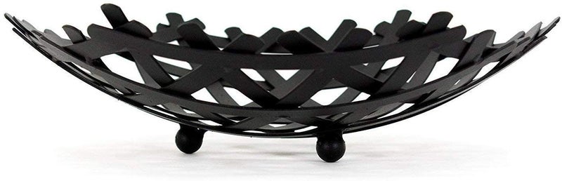 FING Metal Fruit Basket Wire Fruit Basket Black Iron Fruit Holder Decorative Stand for Fruit Storage for Vegetable Snack Centerpiece Display Stand - Image 3