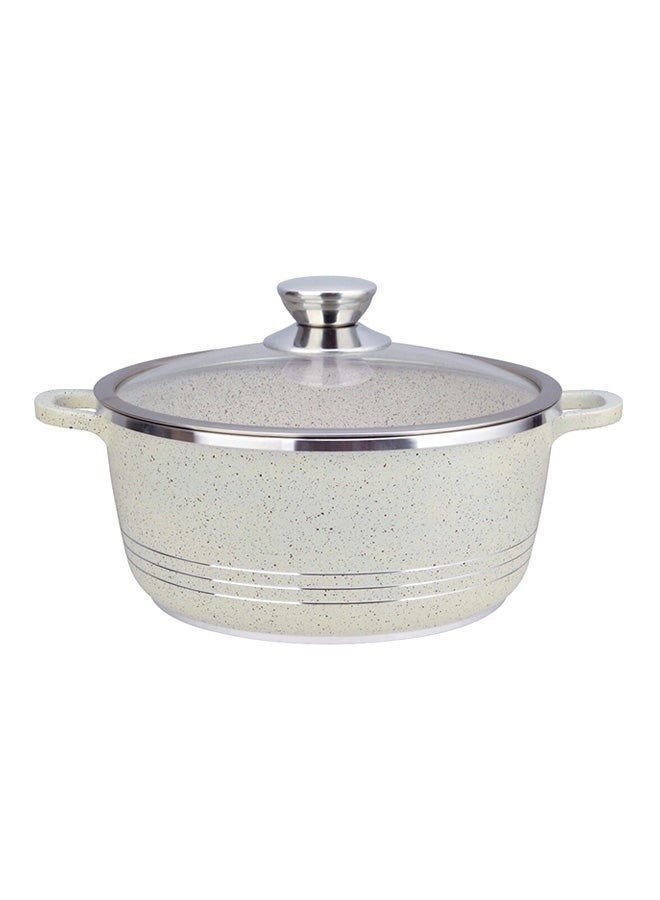 DESSINI DESSINI Granite Casserole Pot Cream 20cm