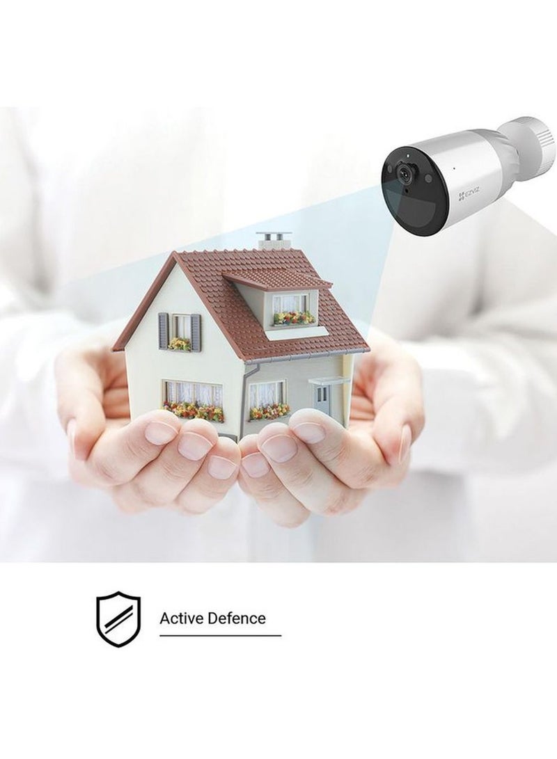 EZVIZ BC1 Add on 2MP Supplementary Battery Camera For BC1 Kit, Only Works With The Base Station, White - Image 3