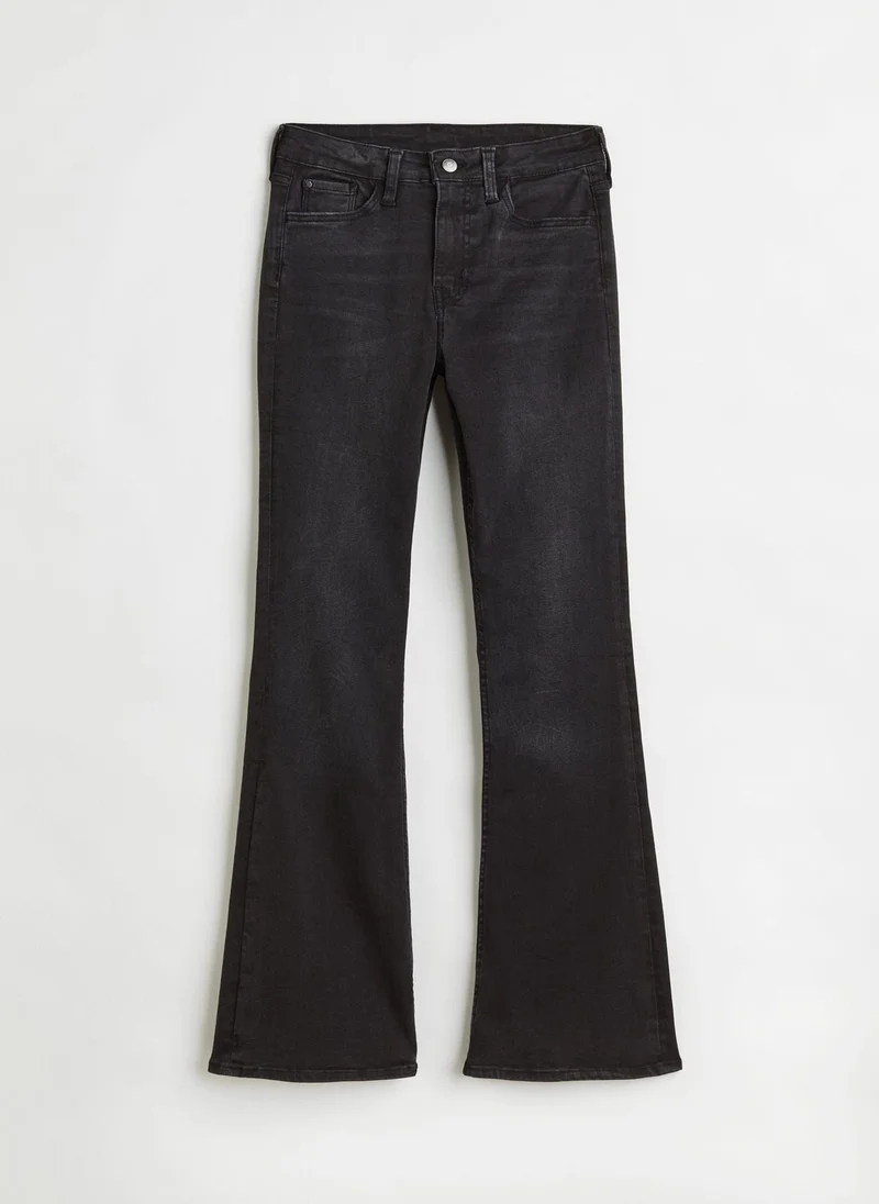 H&M Flared Ultra High Jeans