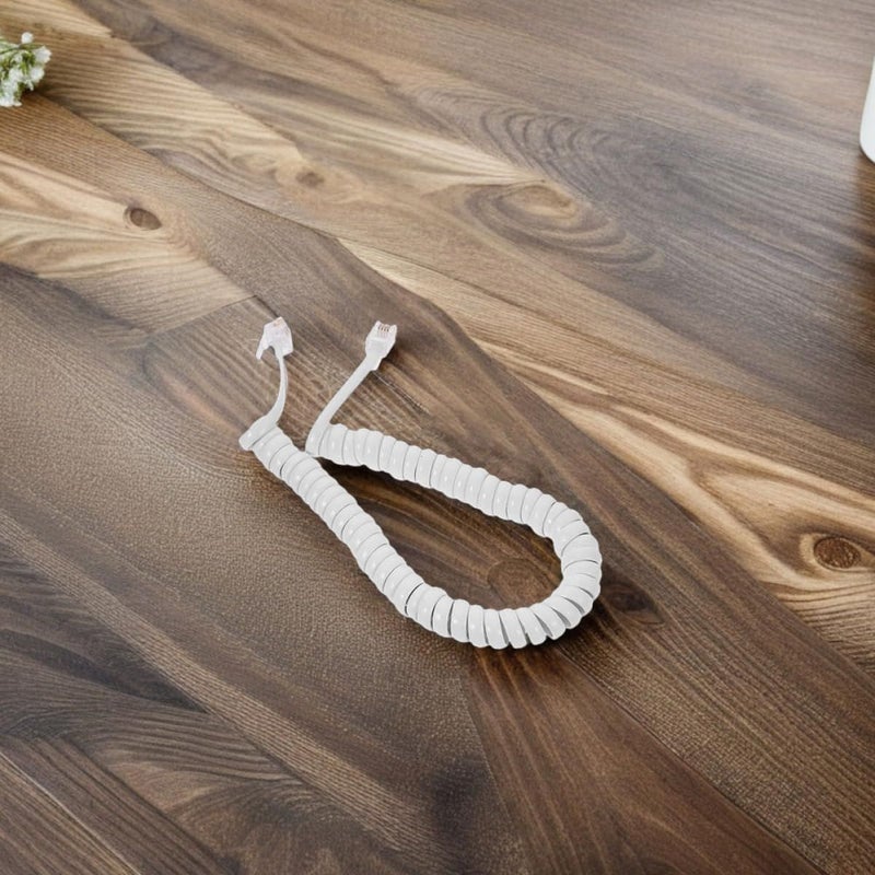 3 Pcs Coiled Stretchable Anti Tangle Phone Cord For Landline Office And Home Telephone Receiver - Image 5